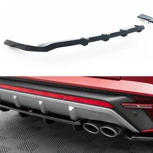 Hyundai Tucson Mk4 N-Line, středový spoiler pod zadní nárazník s žebrováním, Maxton design Nejlepší Cena