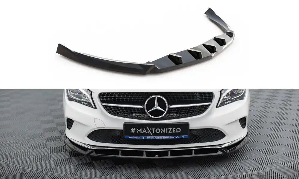 Akce Mercedes CLA C 117 Facelift/Standard, spoiler pod přední nárazník, Maxton Design