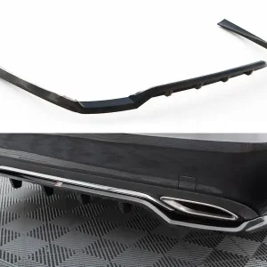 Omezená Nabídka Mercedes třída E W212 Facelift/Standard, středový spoiler pod zadní nárazník s žebrováním, Maxton design