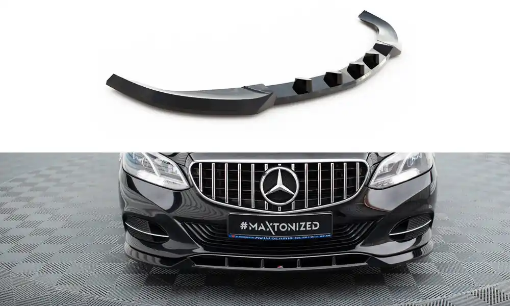 Mercedes třída E W212 Facelift/Standard, spoiler pod přední nárazník, Maxton design Nejlepší Volba