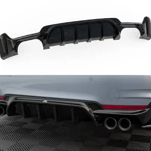 Nejprodávanější BMW řada 4 F32 / F33 / F36 M-Pack, vložka zadního nárazníku s dvojkoncovkou na obou stranách, Maxton design