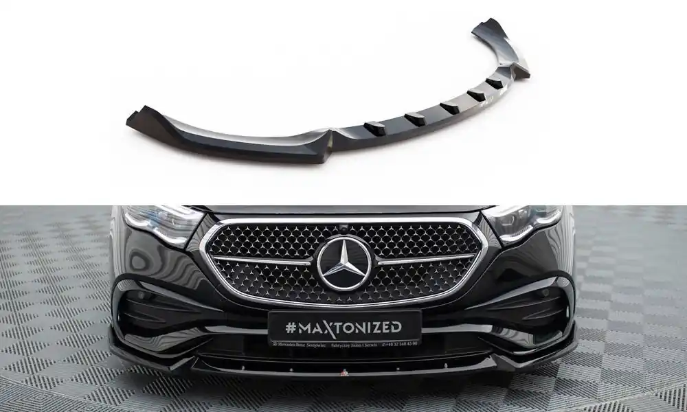 Aktuální Mercedes třída E W214/AMG-Line, spoiler pod přední nárazník ver.2, Maxton design
