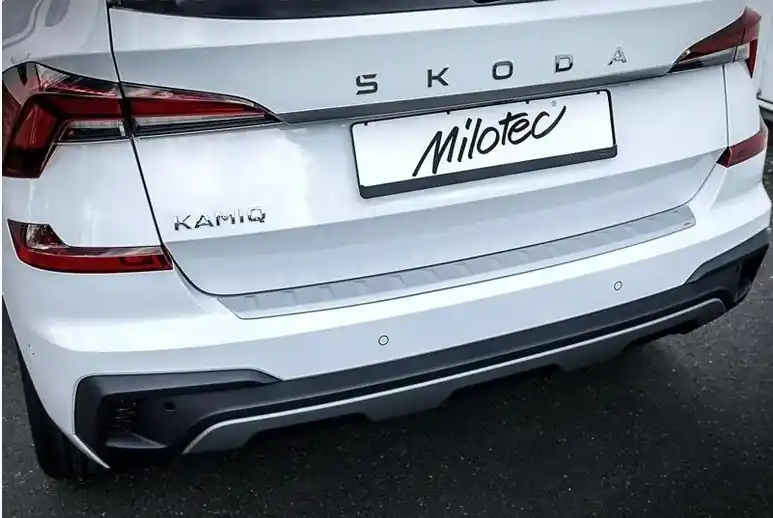 Škoda Kamiq Facelift - práh pátých dveří - Alu Brush Vysoce Kvalitní