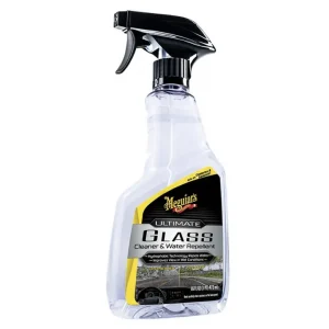 Akce Meguiar‘s Ultimate Glass Cleaner & Water Repellent - čistič skel s hydrofobní ochranou + tekuté stěrače, 473ml