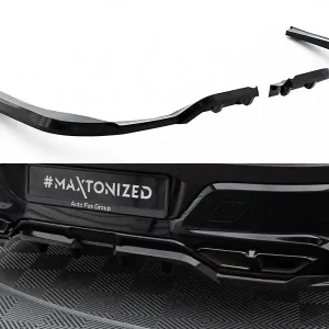 Must-Have BMW řada 7 G70 M760e, středový spoiler pod zadní nárazník s žebrováním, Maxton Design
