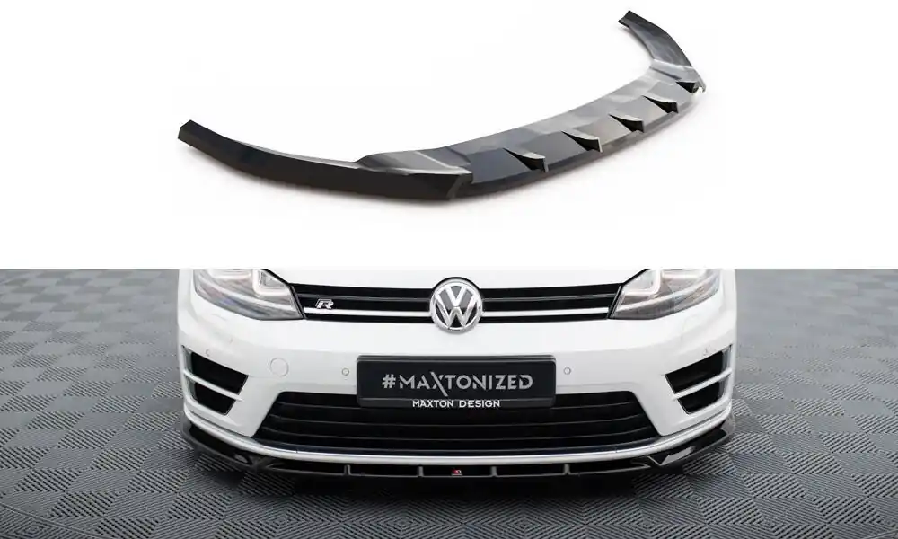 Volkswagen Golf R Mk7, spoiler pod přední nárazník v.5, Maxton design Aktuální