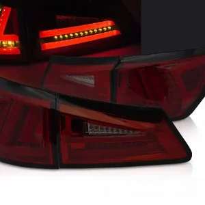 Speciální Cena LEXUS IS II 06-13 - zadní LED světla červená kouřová SQL