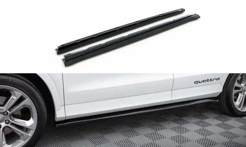 Audi Q3 8U S-Line, difuzory pod boční prahy, Maxton design Aktuální