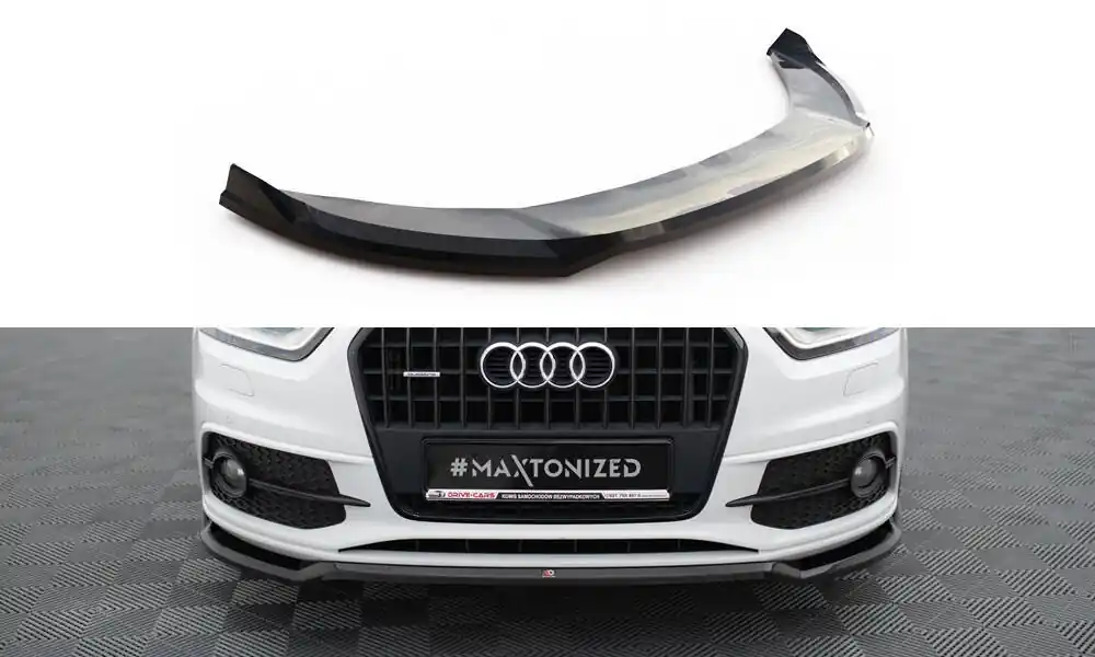 Audi Q3 8U S-Line, spoiler pod přední nárazník ver.2, Maxton design Novinka