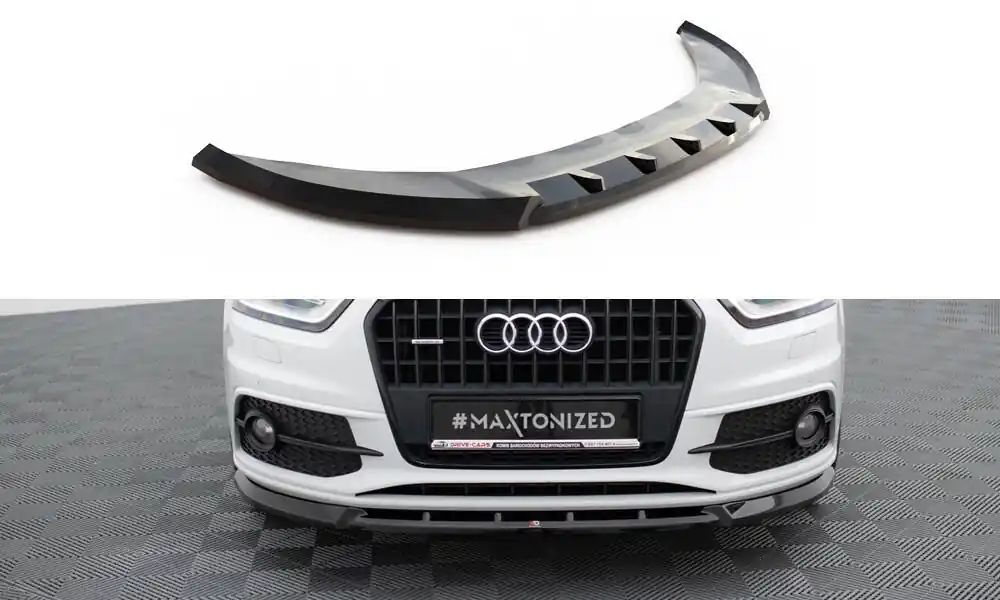 Originální Audi Q3 8U S-Line, spoiler pod přední nárazník, Maxton design