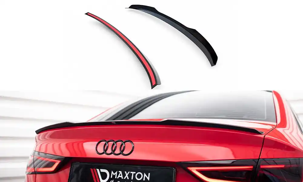 Audi A3 / A3 S-Line / S3 / RS3 Sedan 8V, prodloužení spoileru, Maxton design Must-Have