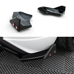 Speciální Cena Ford Fiesta ST Mk7 Facelift, difuzory pod zadní nárazník s křidélky ver. 3, Maxton design