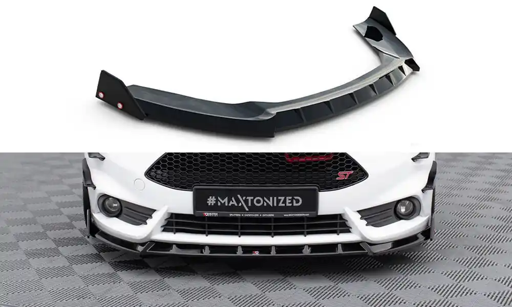 Ford Fiesta ST Mk7 Facelift, spoiler pod přední nárazník ver.6 s křidélky, Maxton design Odeslání Ihned