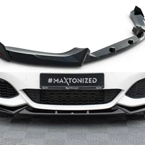 Víkendová Akce BMW řada 1 F20/F21 Facelift M-Pack/M140i, spoiler pod přední nárazník v.5 s křidélky, Maxton design