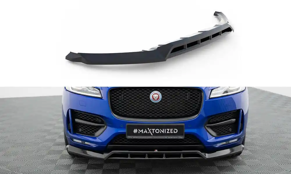 Ověřený Jaguar F-Pace R-Sport Mk1, spoiler pod přední nárazník, Maxton design
