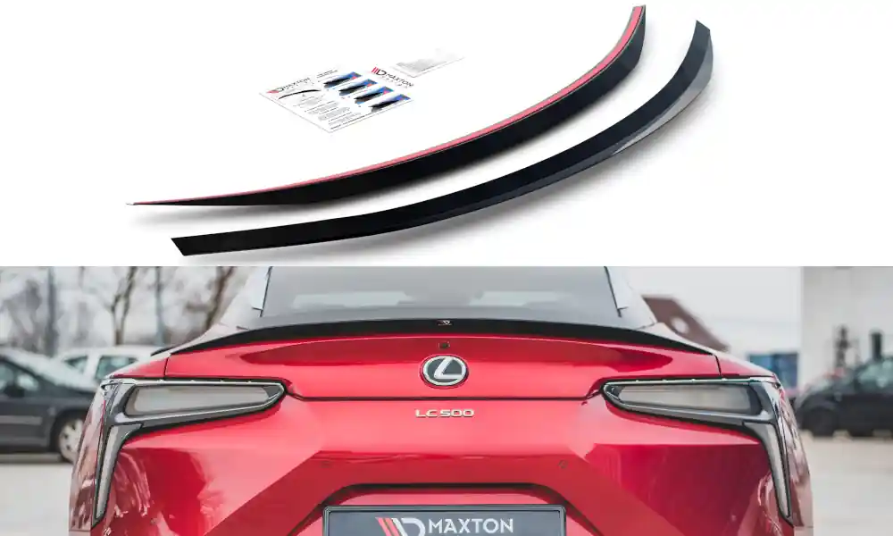 Oblíbený Lexus LC500, prodloužení spoileru, Maxton Design