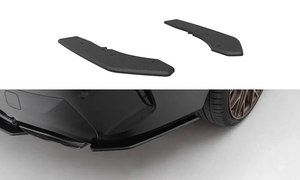 Nejprodávanější BMW řada 4 G22/G23 M440i 2020-, "Street Pro" boční difuzory pod zadní nárazník, Maxton design