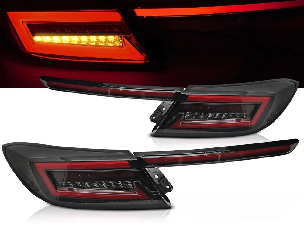 Bezpečná Platba Toyota GR86 2021- - zadní LED světla ČERNÁ KOUŘOVÁ