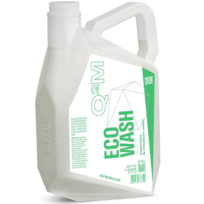 Nejprodávanější Gyeon Q2M ECOWash Přípravek pro mytí bez vody 4l
