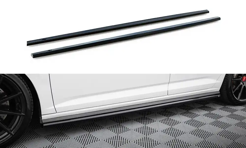 Víkendová Akce Volkswagen Jetta Mk7 GLI, difuzory pod boční prahy, Maxton Design