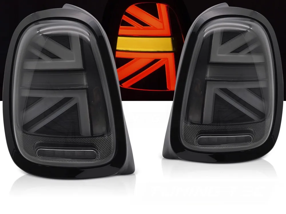 Zlevněný Mini Cooper F55/F56/F57 6-PIN 2014-2017, zadní LED světla KOUŘOVÁ