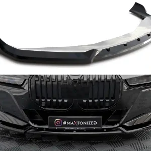 BMW řada 7 G70 M760E / M-Pack / I7 M-pack / Standard, spoiler pod přední nárazník ver. 2, Maxton Design Top Prodej
