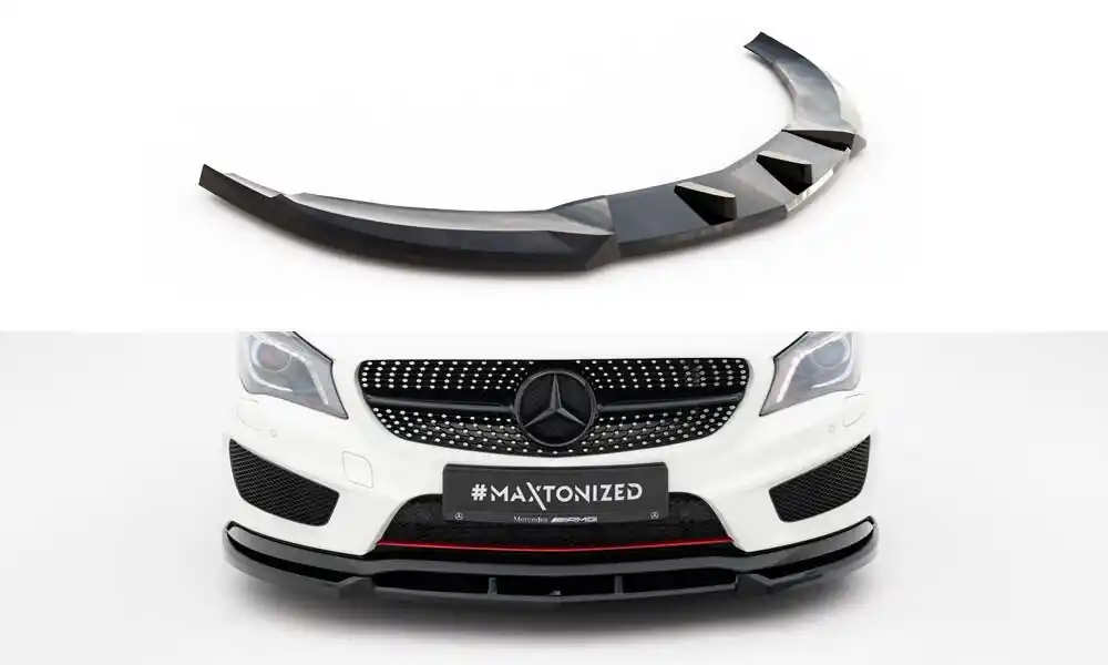 Nejlepší Volba Mercedes CLA C 117/AMG-Line / Shooting Brake/Coupe, spoiler pod přední nárazník, Maxton Design