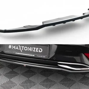 Peugeot 308 GT Mk3 Hatchback, spoiler pod zadní nárazník s žebrováním, Maxton Design Bezpečná Platba