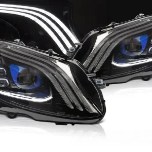 MERCEDES W205 14-21 - přední černá FULL LED světla Must-Have