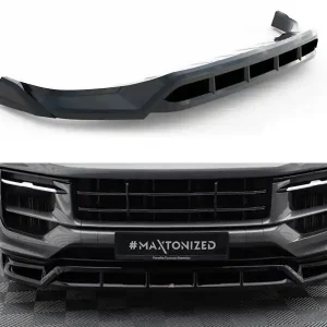 Expresní Doručení Porsche Cayenne Mk3 Facelift, spoiler pod přední nárazník, Maxton design