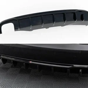 Audi A4 B8 Sedan/Avant, vložka zadního nárazníku s dvojkoncovkou na jedné straně, Maxton Design Finální Výprodej