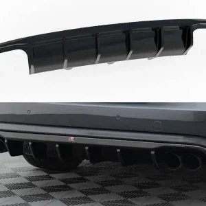 Audi A4 B8 Sedan/Avant FL, vložka zadního nárazníku s dvojkoncovkou na obou stranách, Maxton Design Sezónní Sleva