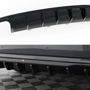 Audi A4 B8 Sedan/Avant FL, vložka zadního nárazníku s dvojkoncovkou na jedné straně, Maxton Design Bezpečná Platba