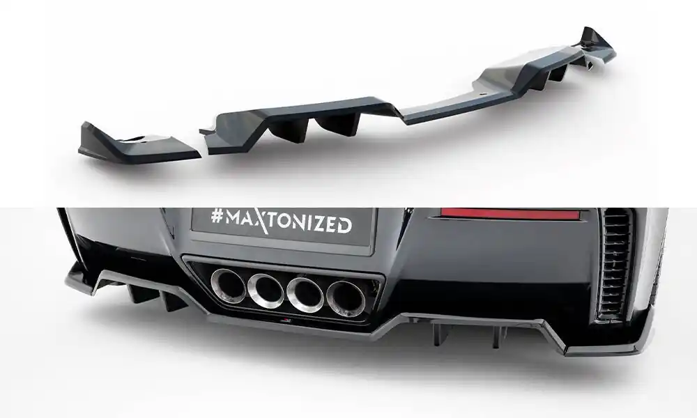 Chevrolet Corvette C7 Z06, spoiler zadního nárazníku + boční difuzory pod zadní nárazník, Maxton design Tovární Cena