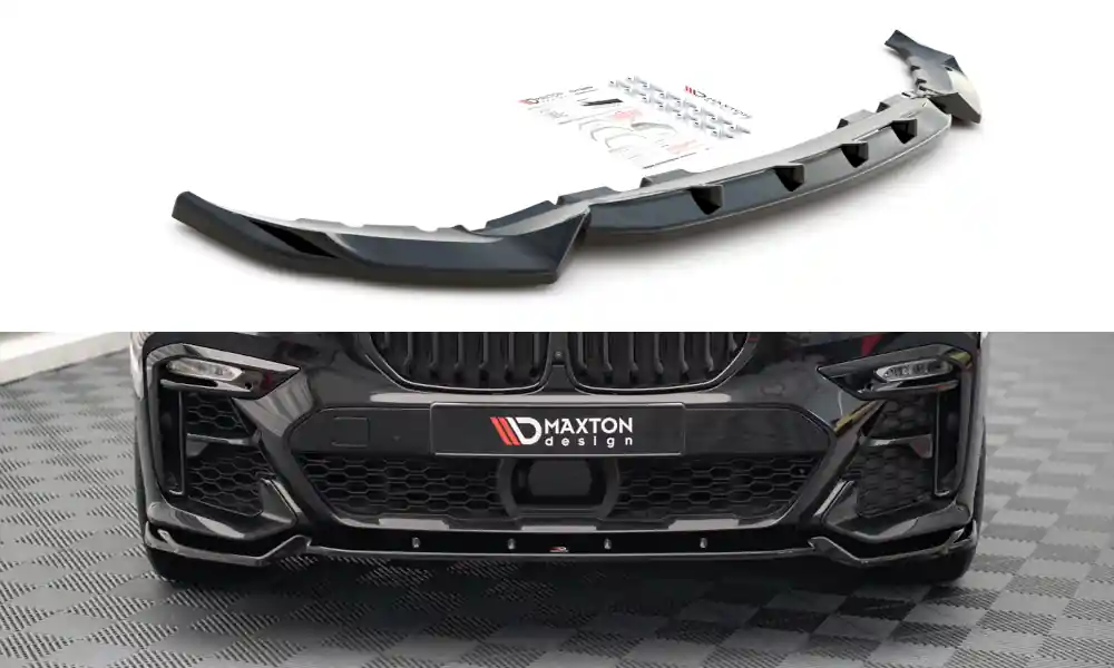 BMW X7 G07 M-Packet, spoiler pod přední nárazník ver. 2, Maxton Design Dokud Zásoby Vydrží