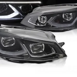 Volkswagen Golf 7 2014-2019 - přední černá světla Pouze Dnes