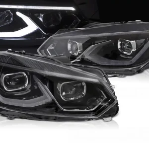 Novinka Volkswagen Golf 6 2008-2013 - přední černá světla
