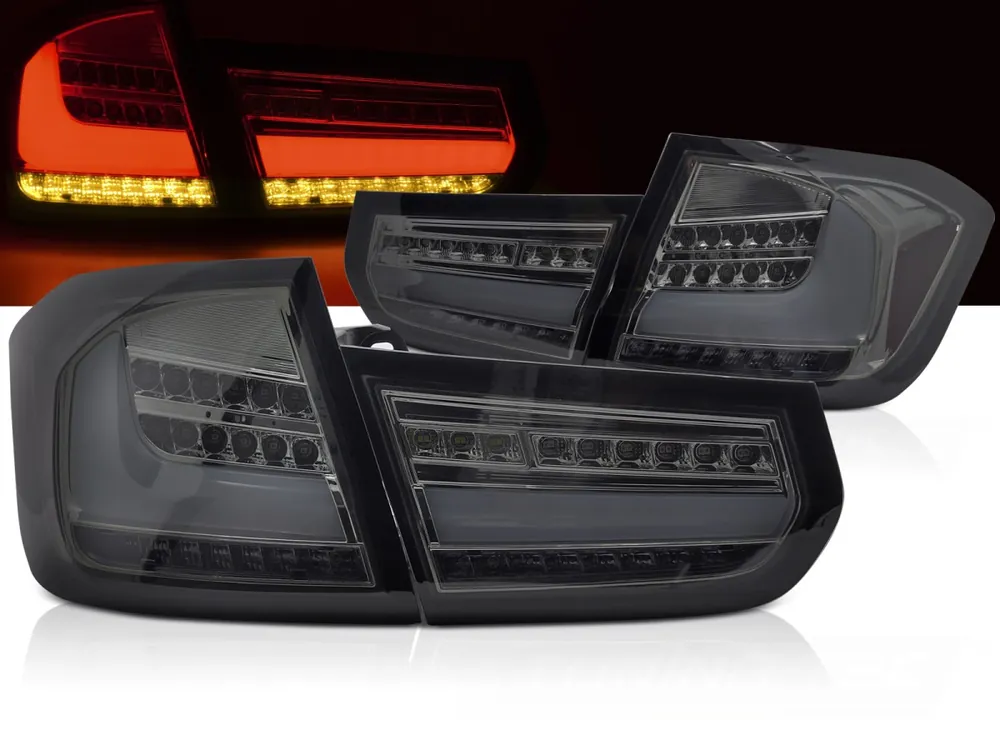 Expresní Doručení BMW F30 2011-2015 - zadní LED BAR světla kouřová SEQ