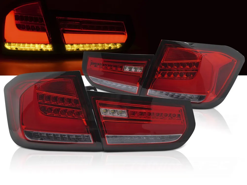 BMW F30 2011-2015 - zadní LED BAR světla ČERVENÁ SEQ Akce