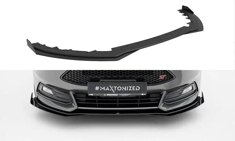 Omezená Nabídka Ford Focus ST Mk3 Facelift, "Street Pro" spoiler pod přední nárazník s křídélky, Maxton design