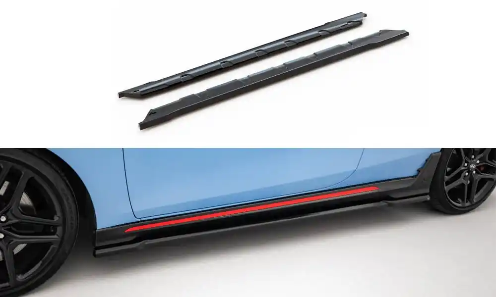 Hyundai Veloster N Mk2, difuzory pod boční prahy, Maxton design Dokud Zásoby Vydrží