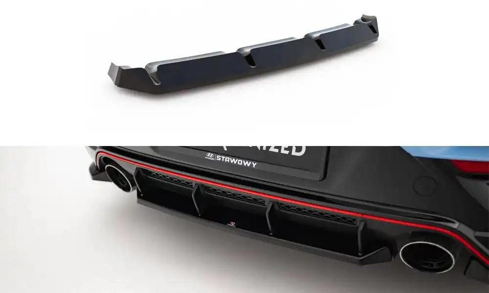 Hyundai Veloster N Mk2, středový spoiler pod zadní nárazník, Maxton design Oblíbený