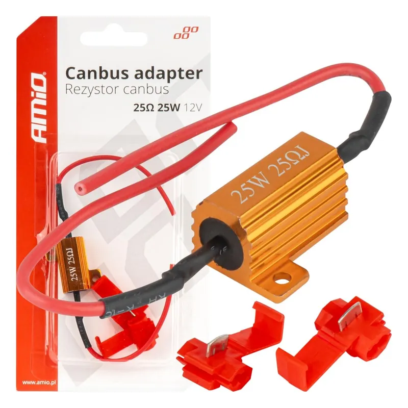 Nakupujte Hned CANBUS rezistor pro LED žárovky 25W/25Ω