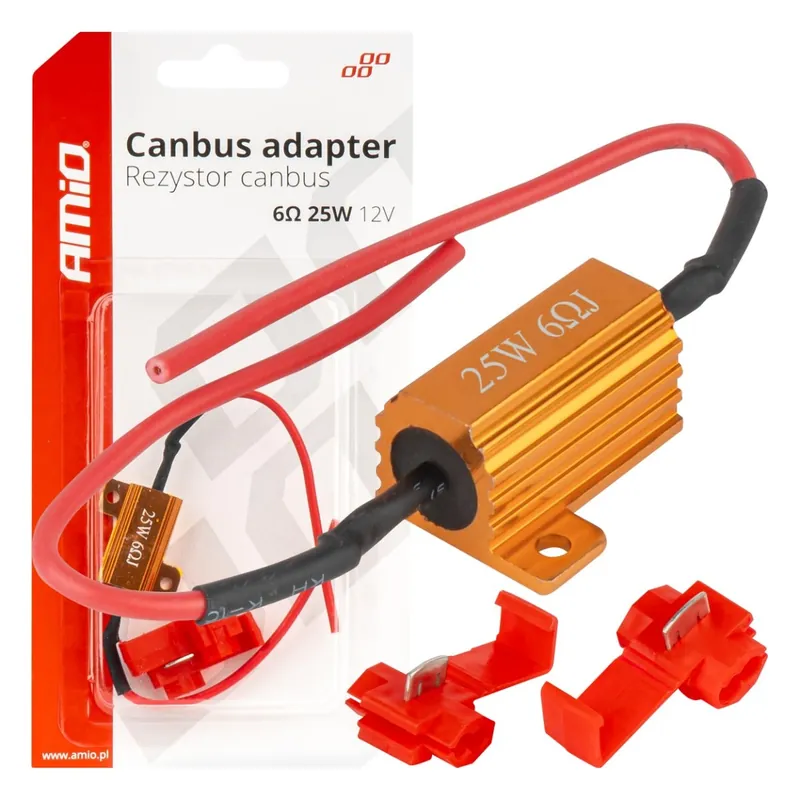 CANBUS rezistor pro LED žárovky 25W/6Ω Finální Výprodej