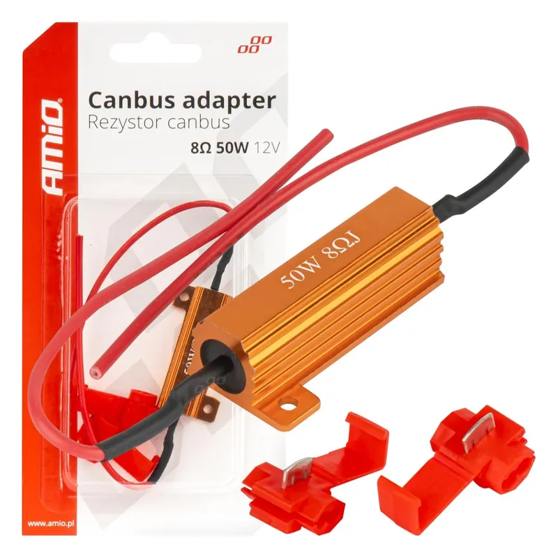 CANBUS rezistor pro LED žárovky 50W/8Ω Aktuální