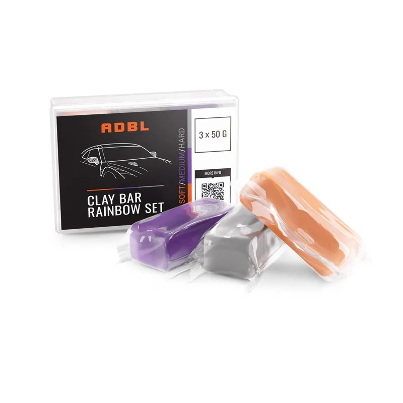Ověřený ADBL - Set Clayů Clay Bar Rainbow Set 3x50g