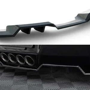 Chevrolet Corvette C7 Stingray, středový spoiler pod zadní nárazník s žebrováním, Maxton Design Pouze Dnes
