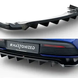 Poslední Šance Porsche Taycan Turbo S Mk1, spoiler pod zadní nárazník s žebrováním, Maxton Design
