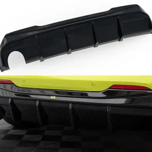 Vrácení Zdarma BMW řada 1 F40 M-Pack, vložka zadního nárazníku ver.3 s jednoduchou koncovkou na jedné straně, Maxton Design