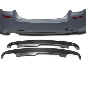 Hit Sezóny BMW F10 2010-2016 - Zadní nárazník SPORT STYL PDC s 3x difuzorem